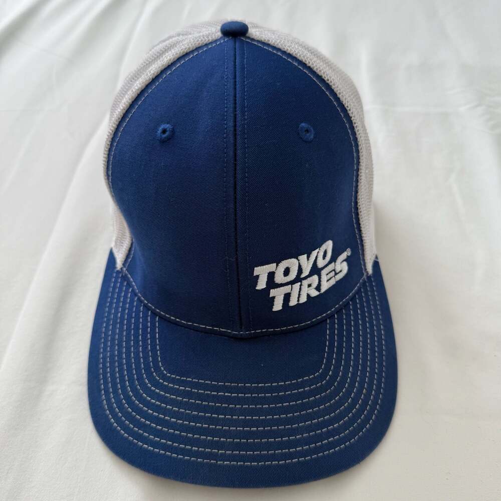 Richardson 112 Toyo Tires Trucker Hat Royal Blue White Snapback